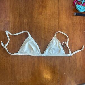 ERES Cream Bikini Top Size 6